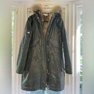SAM fully lined fur and hood anorak XS